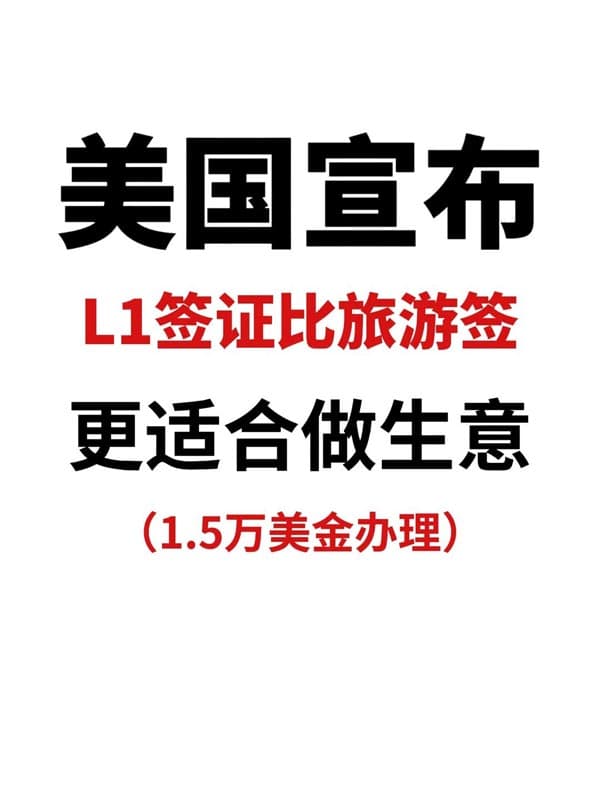 用旅游签频繁进出做生意,太不方便了,不如用L1签证 用旅游签频繁进出做生意,太不方便了,不如用L1签证