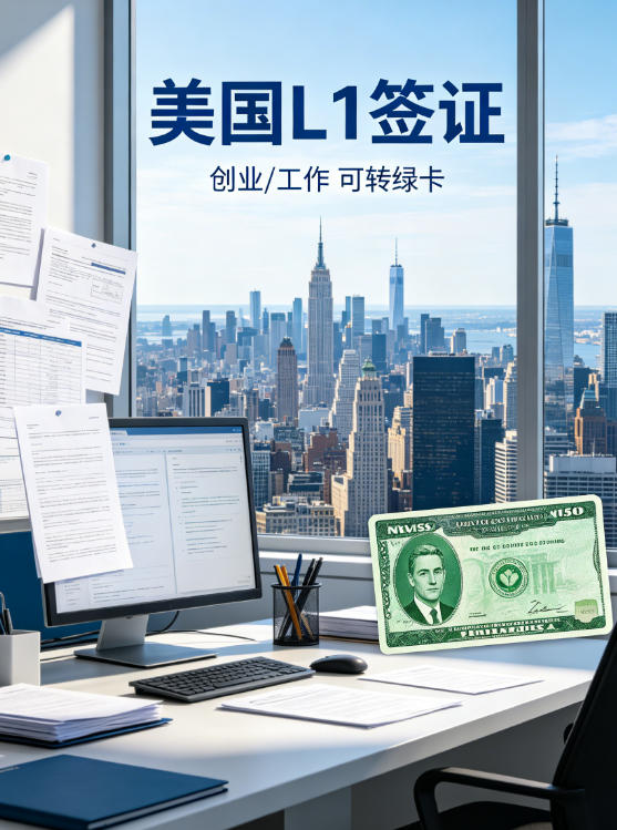 美国L1签证|无需抽签!长期留美工作捷径 美国L1签证|无需抽签!长期留美工作捷径
